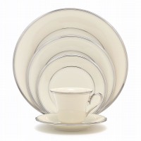 Lenox Solitaire Bone China 5 Piece Place Setting, Service for 1 LNX2020